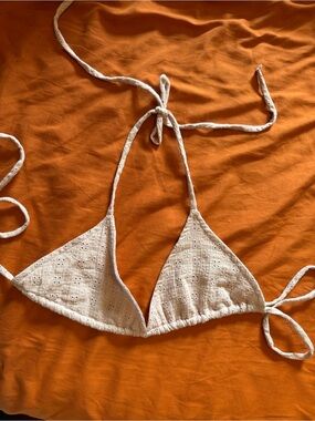Free People size small 100% cotton Bikini Top